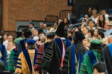Faculty enter the ceremony