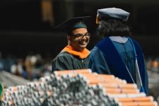 A student receives their diploma