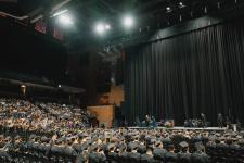 Wide view of the John Paul Jones arena