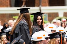 Students stand to be recognized