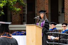 A student speaker