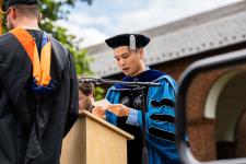 Faculty member speaks