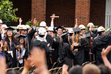 Students celebrate together