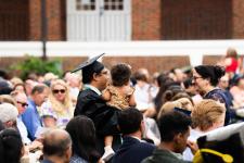 View of audience and graduates
