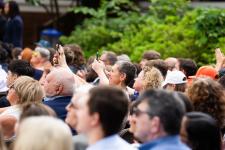 View of the crowd