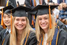 Students seated before diploma ceremony