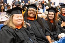 Students seated before diploma ceremony