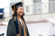 A student receives their diploma