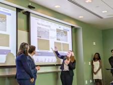 Students present their capstone project