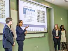 Students present their capstone project
