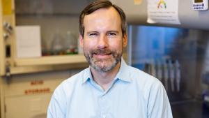 Portrait of Kevin Janes in the Lab