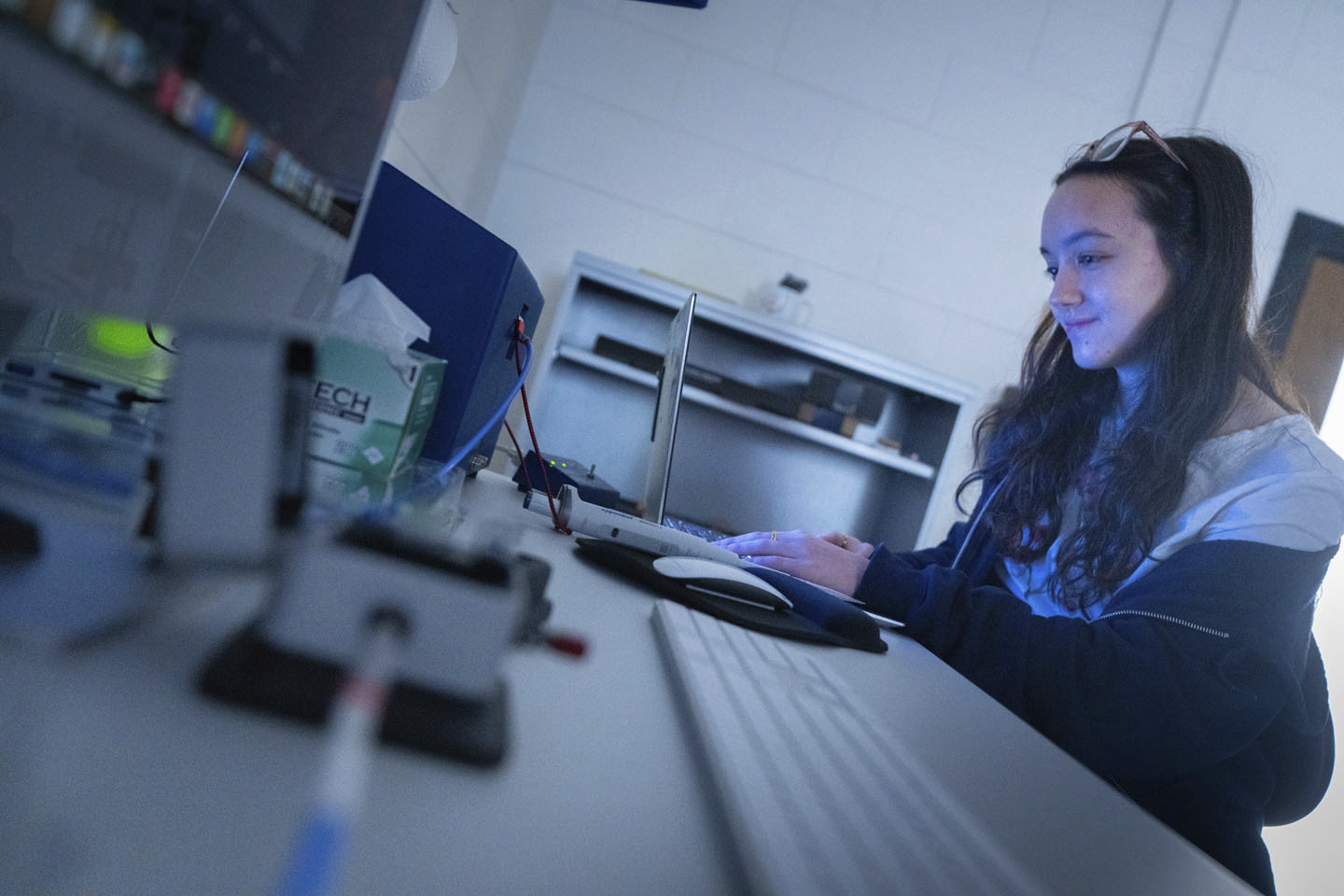 Electrical engineering student Elizabeth Courtney