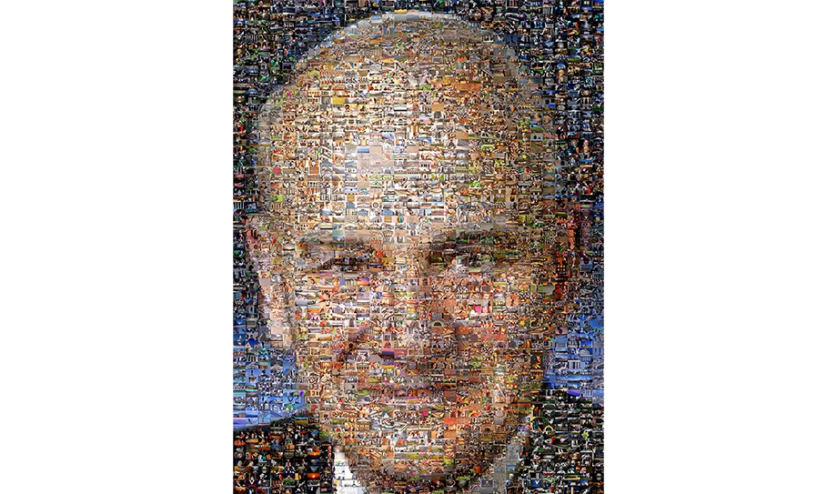 Photo collage image of William Wulf