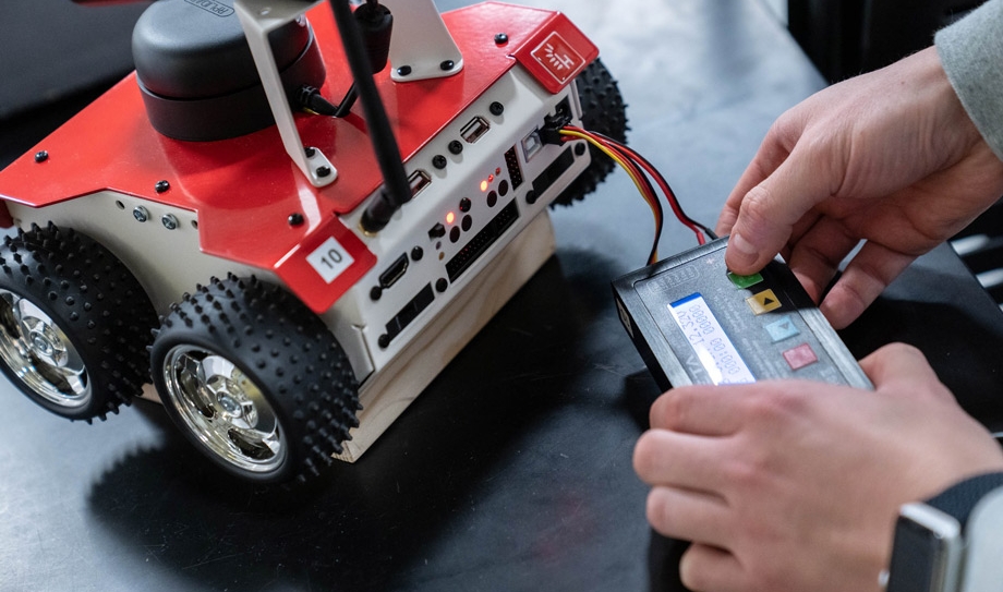 a small robotic vehicle