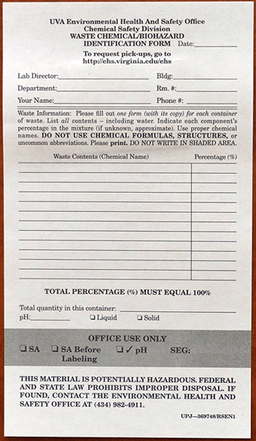 EHS Ticket