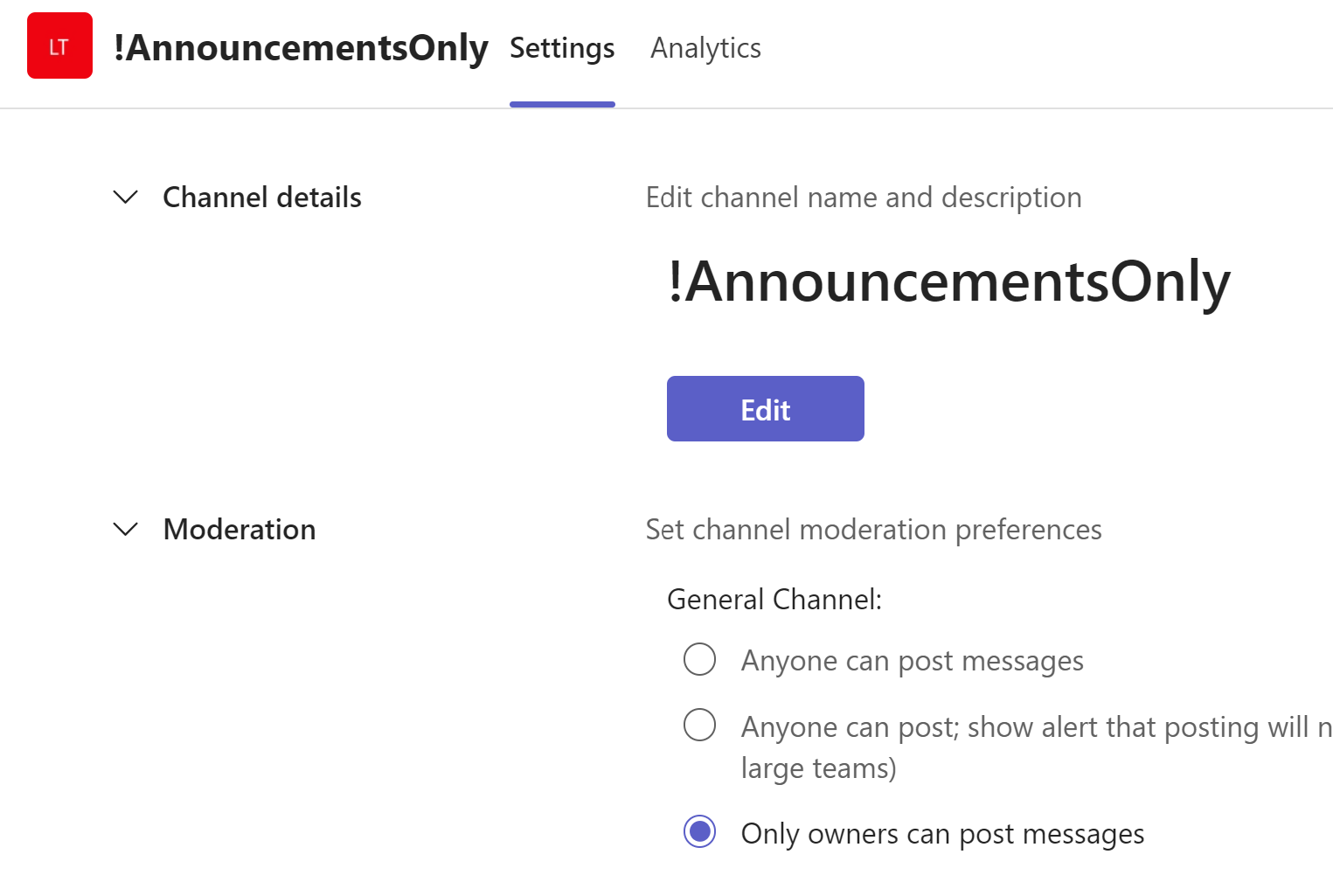 Channel Management