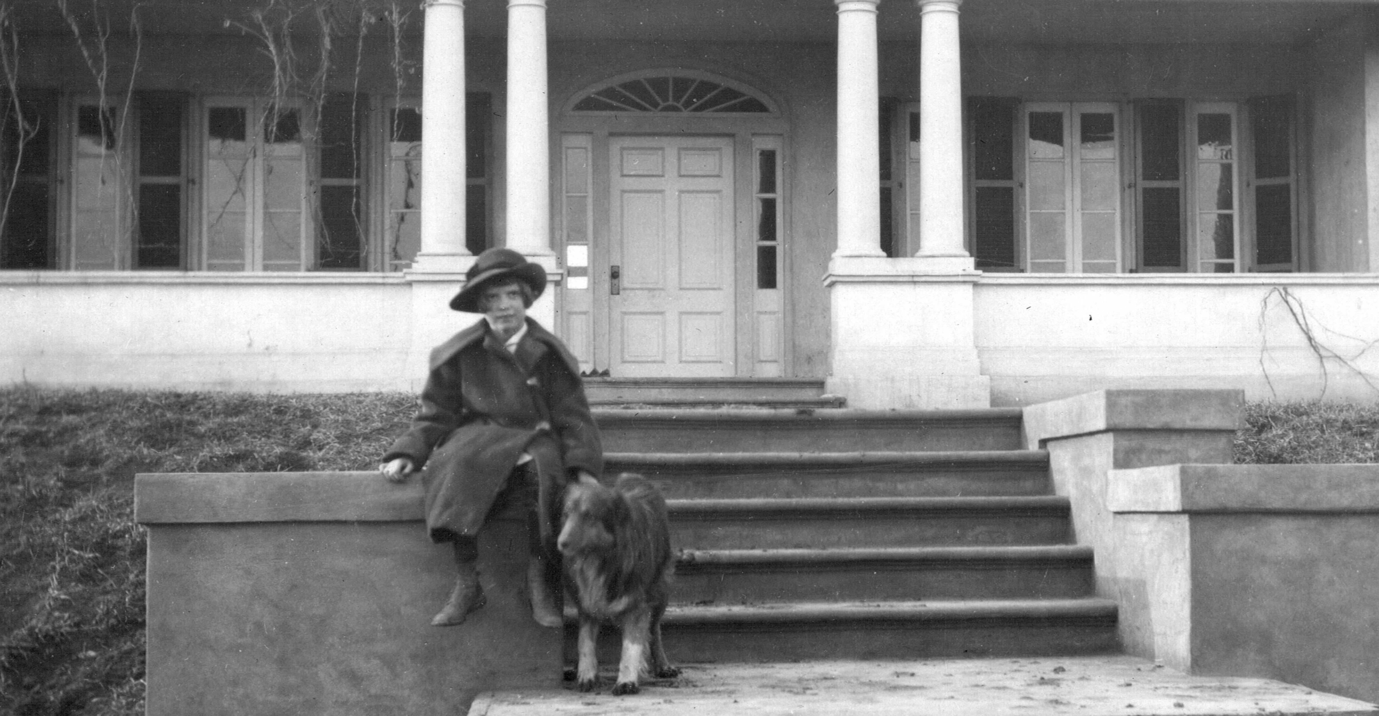 Kitty as a young child at Kinkora.