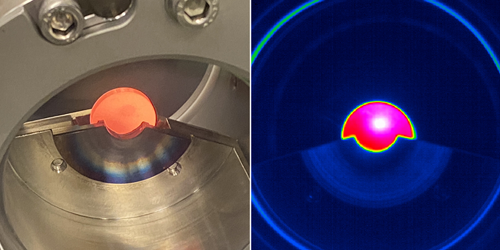 melting tungsten