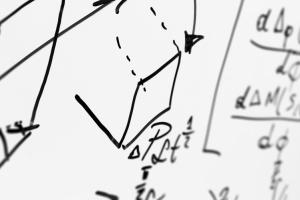 closeup of mathematic equations