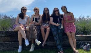 Tootle pictured with friends