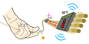 Smart Fiber for Heterogeneous Integrated Sensing