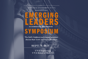 UVA's Emerging Leaders Symposium 2025 is September 5 sponsored by BME at UVA