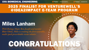 Congratulations, Miles Lanham!