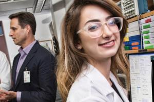 Natasha Sheybani in her lab