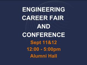 Engineering Career Fair and Conference graphic