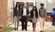 Chris Paolucci with students