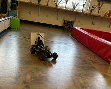 a 1/10 scale model of an autonomous race car