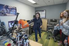 Professor explains how her surgical robot works.