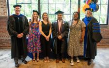 A group photo of six people