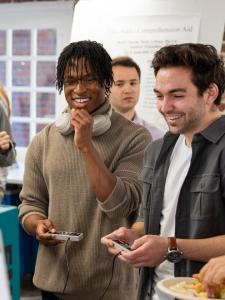 Students test a capstone project