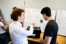 students talk about their project