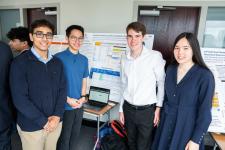 students display their project
