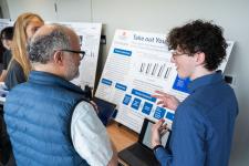 students talk about their projects