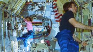 astronauts in space
