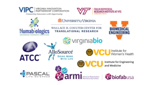 Set of logos from the event's sponsors